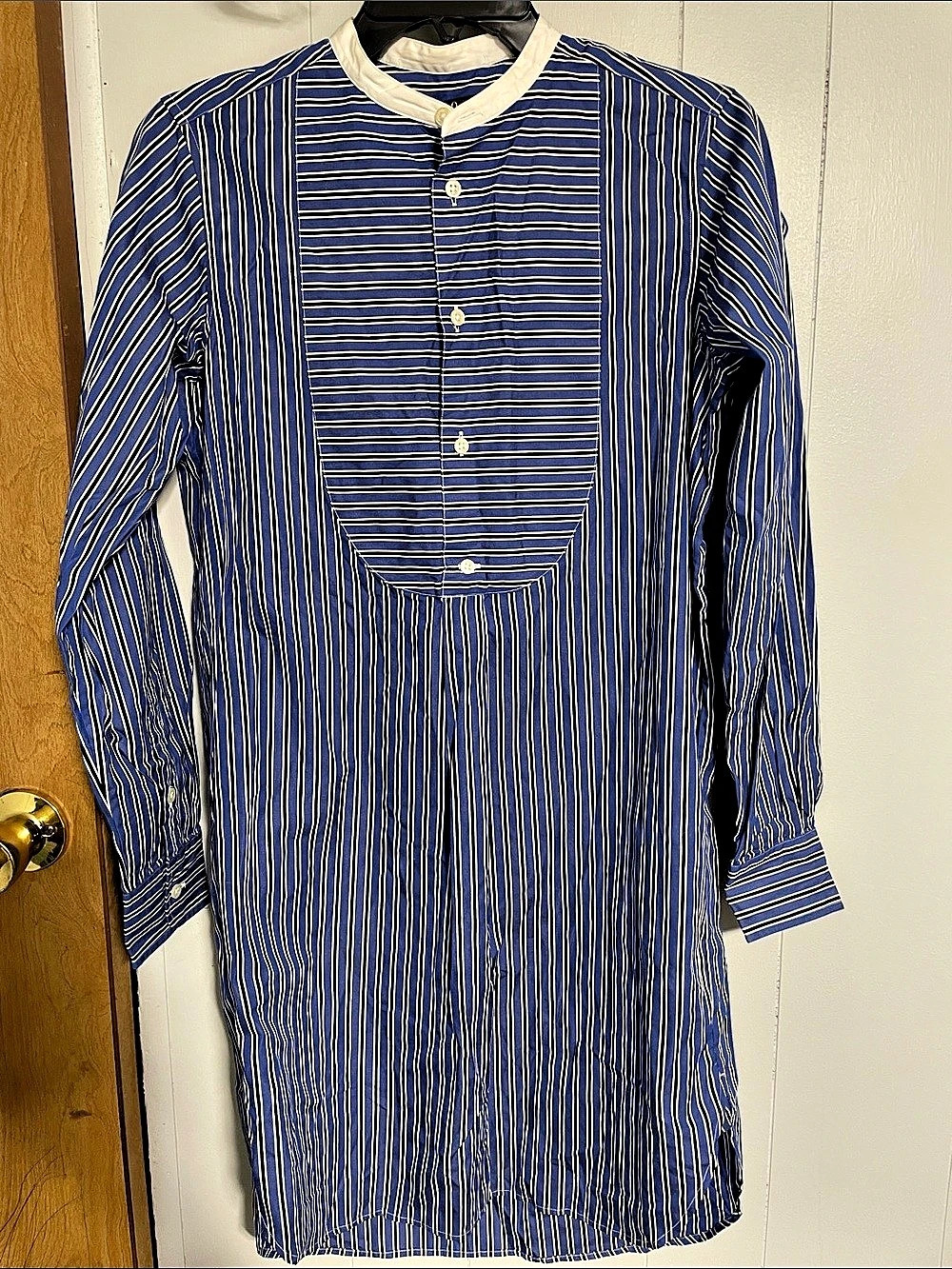Polo Ralph Lauren Men's Striped Kurta Blue & White Size 2